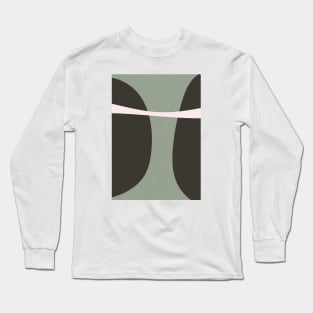 Mod Wall Decor, Abstract, Mid Century Long Sleeve T-Shirt